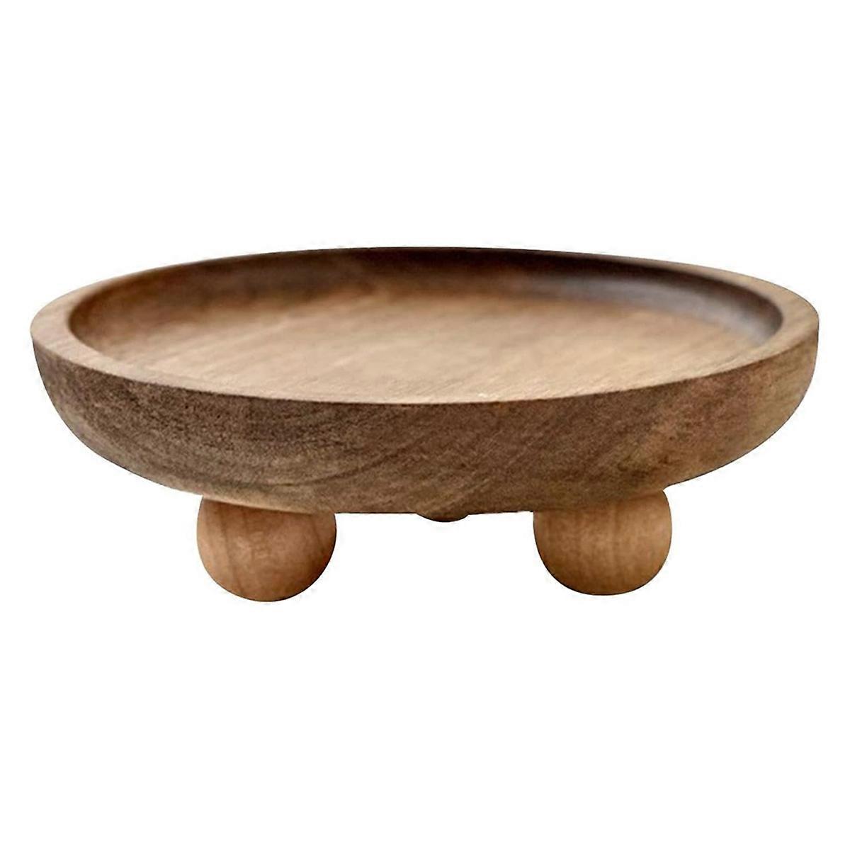 صينية خشبية كعكة الحلوى لوحة مطعم المنزل صينية خشبية الروائح الحلي صينية مزهرية ديكورات