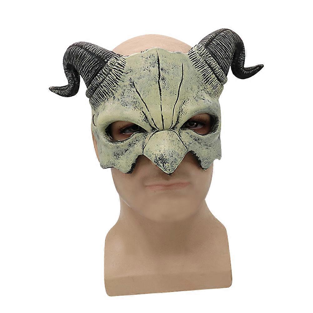 Fun Halloween Devil Half Face Design Masquerade 1Set