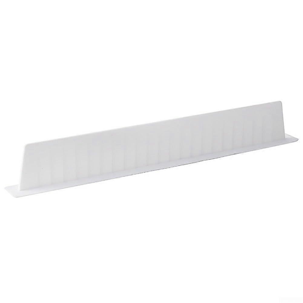 Sink Splash Guard Effective Splash Guard for Sink Countertops and Food Preparation Areas 50 x 10 x 4.5 cm Silicone Texture (White)