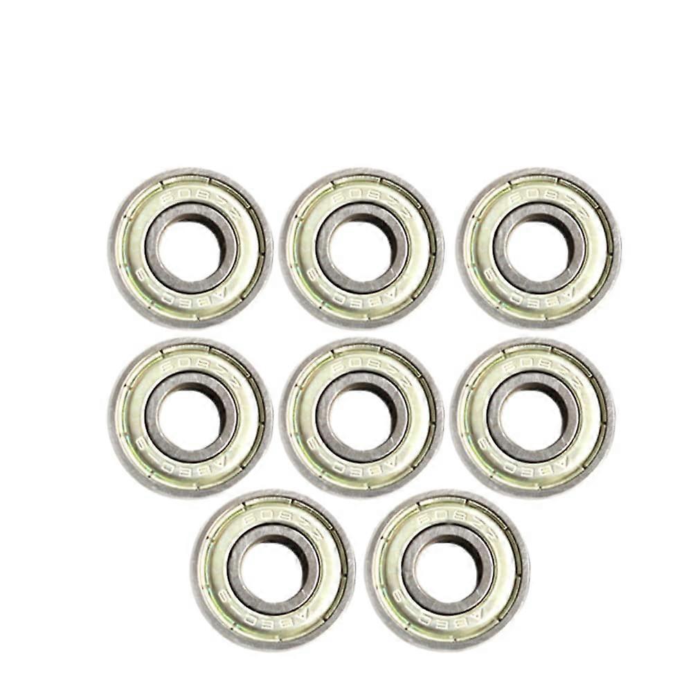 Skateboard Bearings, 8 Pieces Sealed Skateboard Roller Skate Bearings 608ZZ (ABEC11) Stainless Steel Bearings Scooter Skateboard Wheel