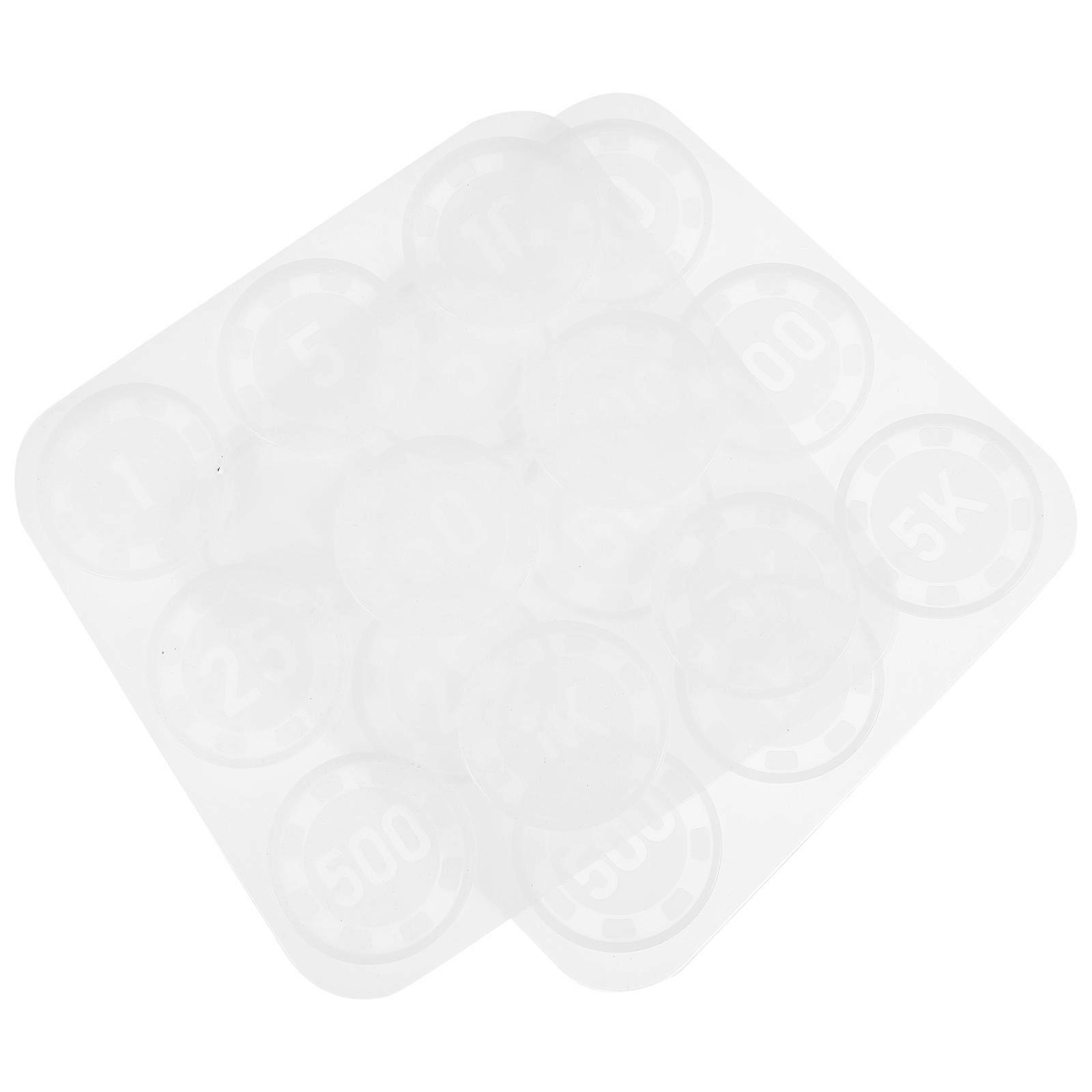 Silicone Epoxy Molds Diy Handicraft Creation Round Shape Craft Tool For Artists 2Pcs