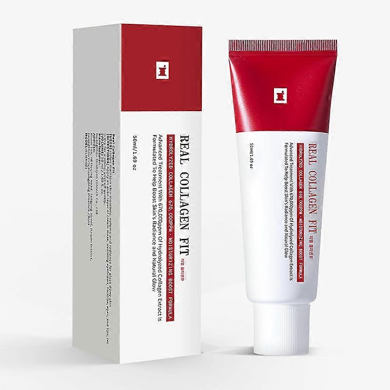 50ml リアルコラーゲンフィットラッピングマスク、ピールオフフェイシャルマスク、保湿、輝き、ハリを与えるアンチエイジング&保湿フェイスマスク