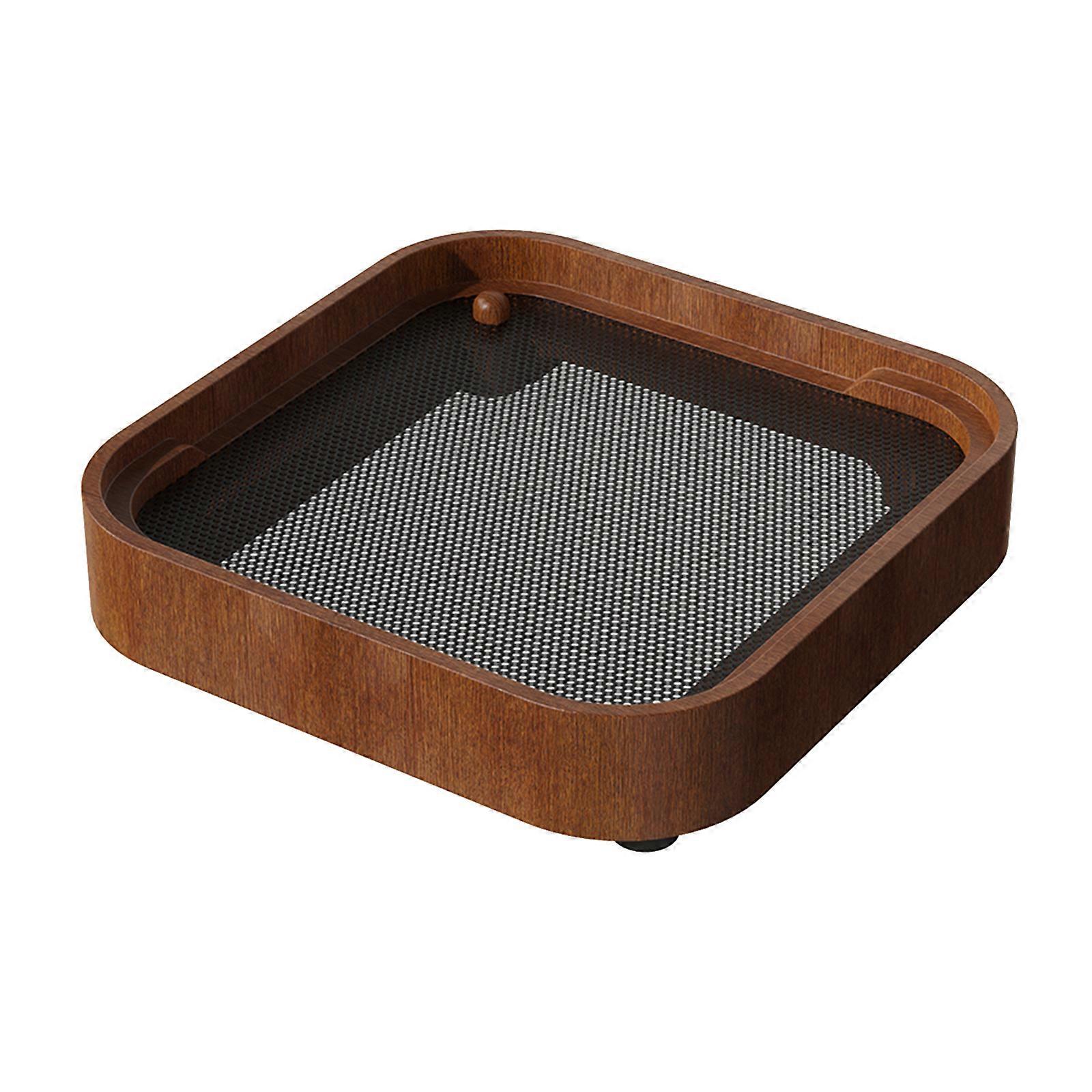 Wooden Stand for Natural Wood Grains Enhanceds Airflows Dust Filter Secure AntiSlip Base