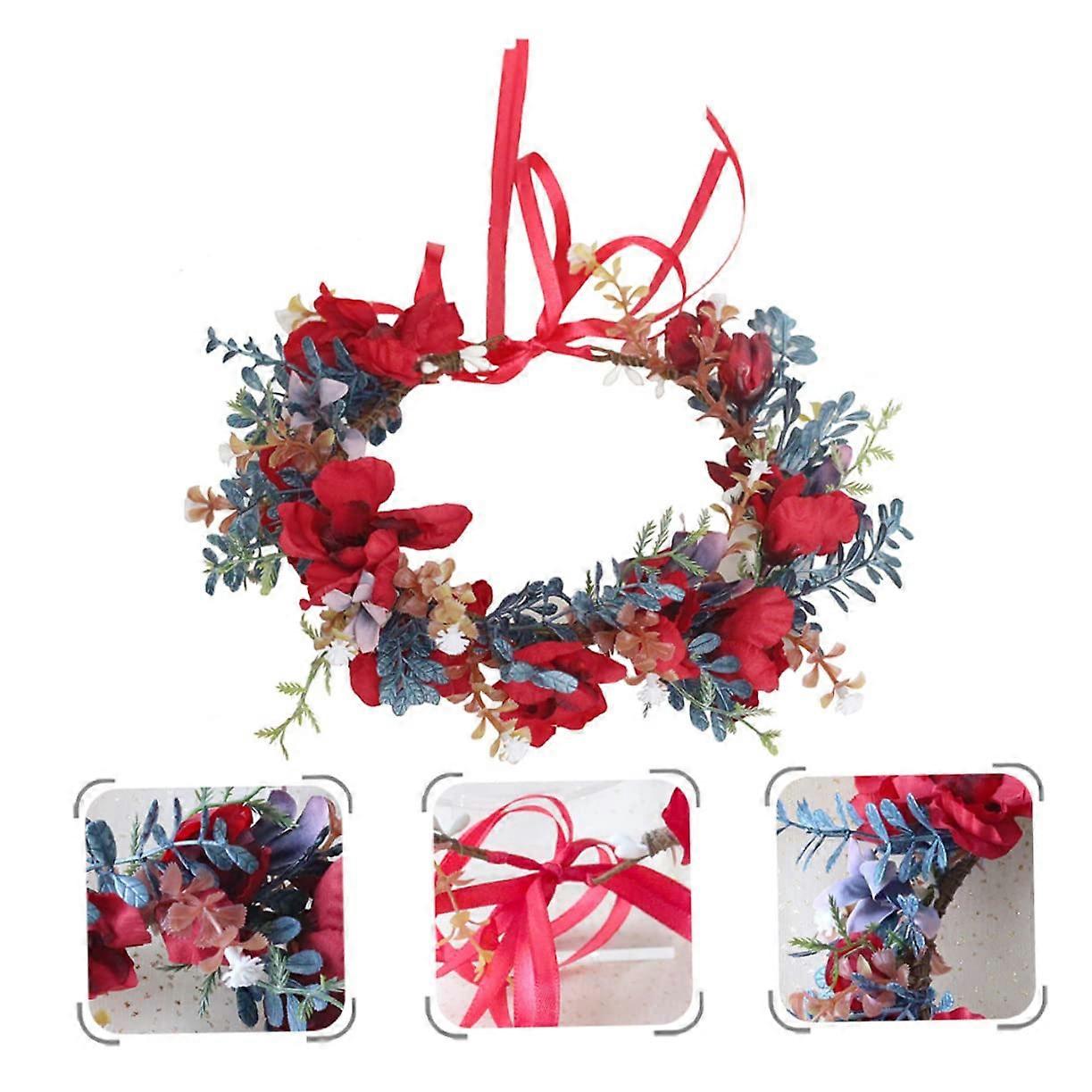 Bloem hoofdband voor bruiloft viering, bruids krans, elegante bruids accessoire