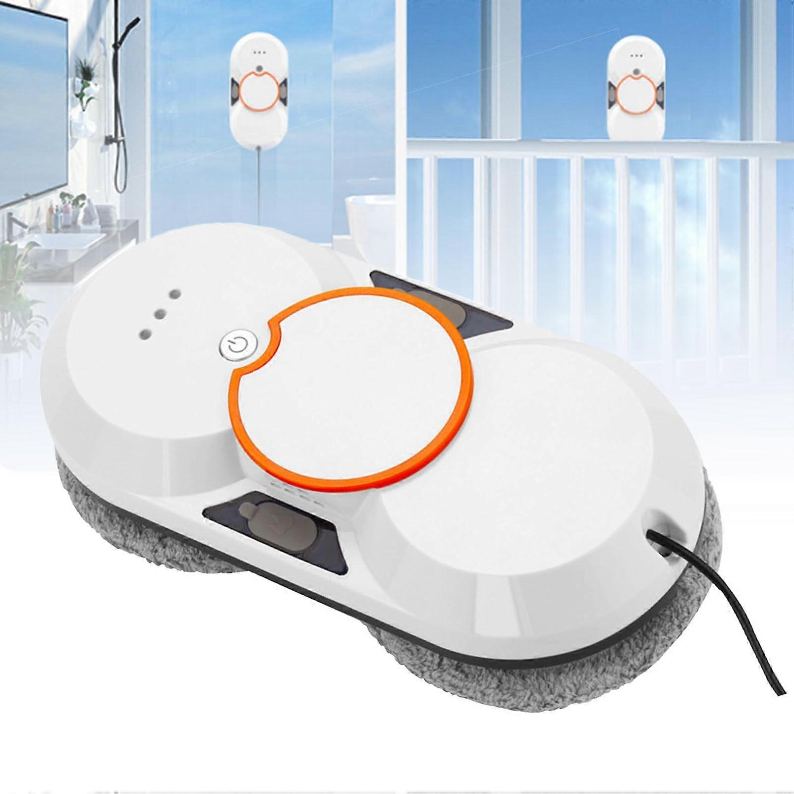 Window cleaning device, window cleaning robot, dualwater spray, intelligent path planning