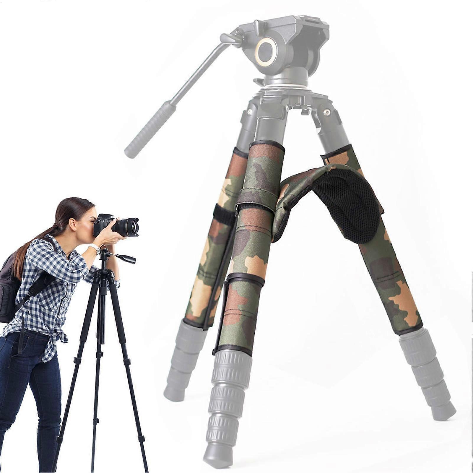 Anti Slip Tripod Cover for Enhanced Grip, Protective Tripod Leg Sleeves, Durable Non-Slip Material, Universal Fit