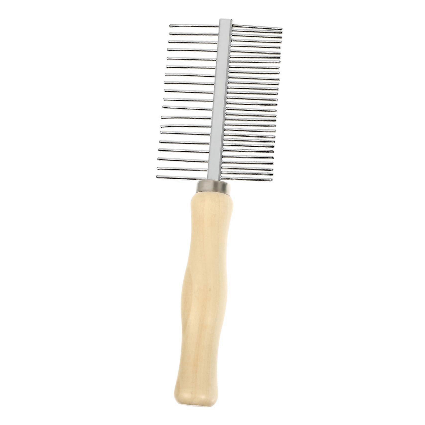 Dog Cat Hair Comb DoubleSided Pet Grooming Brush Stainless Steel Pet Hair Tool Easy