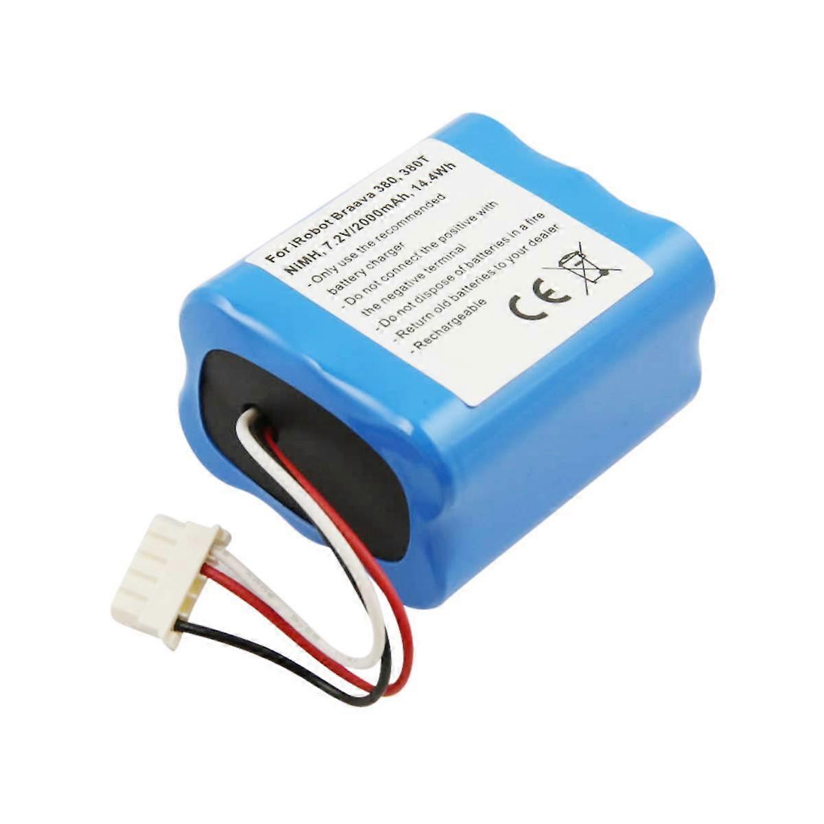 Μπαταρία Ηλεκτρικής Σκούπας iRobot Braava 380 380T 7.2V 2000mAh NiMH, Μπλε