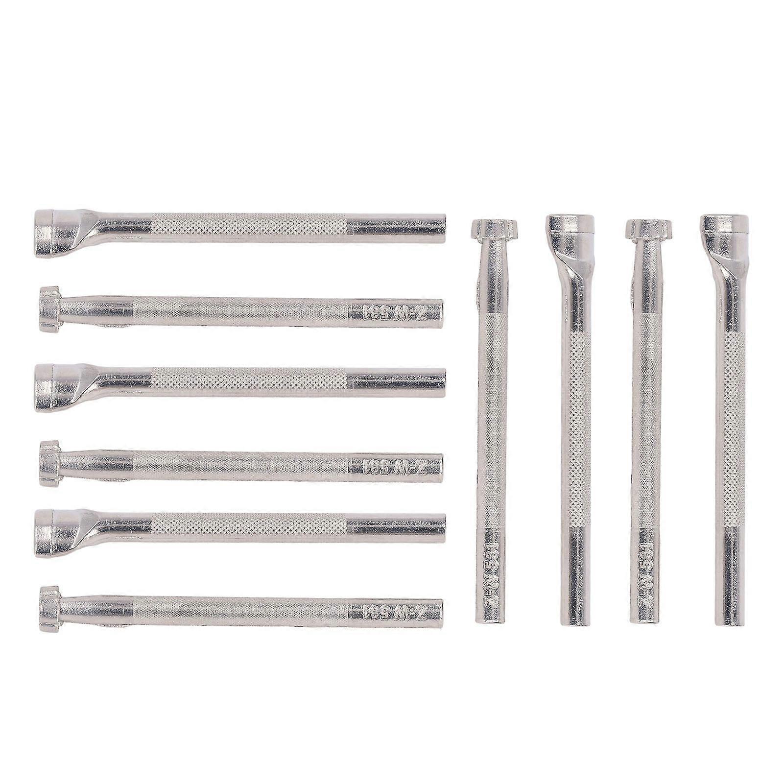 2025 أحدث طراز 10 قطع أدوات ختم الجلود 2 حجم قوس طباعة أربع بتلات