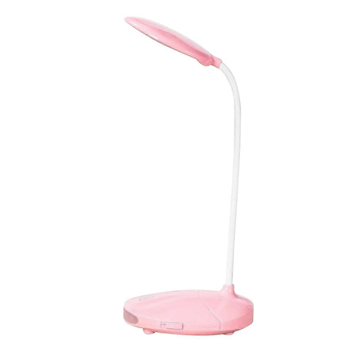 LED Touch Control Table Lamp Rechargeable Dimmable Eye-Caring for Reading and Work Areas Flexible Desk Light with Mini Decor