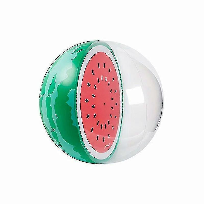 Creative Inflatable Ball, Watermelon/Orange, Rubber, Beach Toy (1)