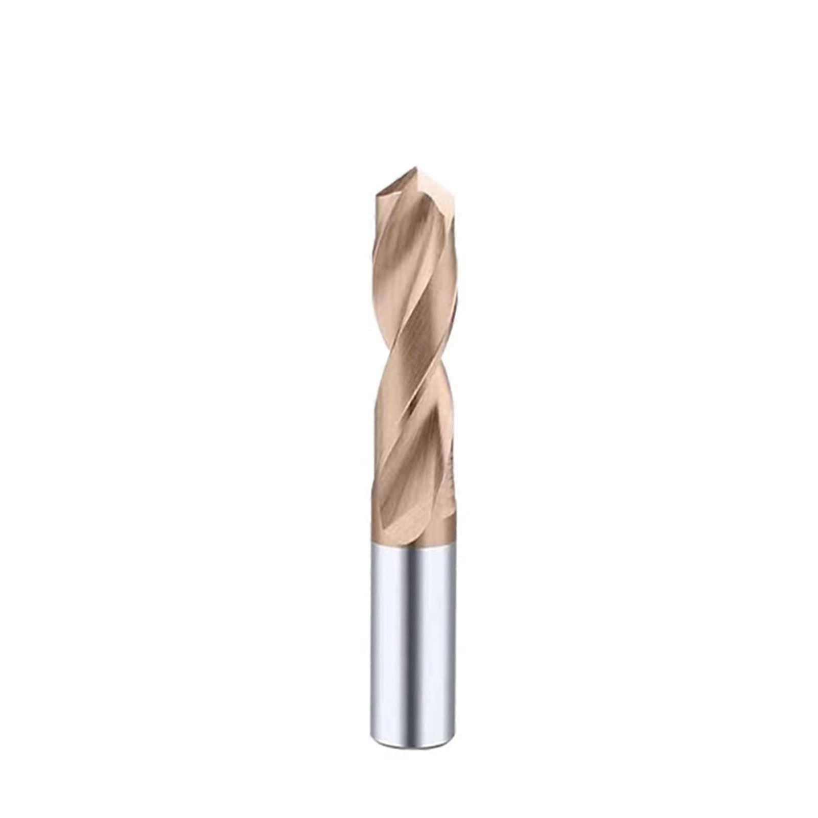 Solid Carbide Drill Bit for CNC Machining - 1.0-20 mm Metalworking Drill Bit, 2x12x38 mm Hole Diameter, 1 Piece