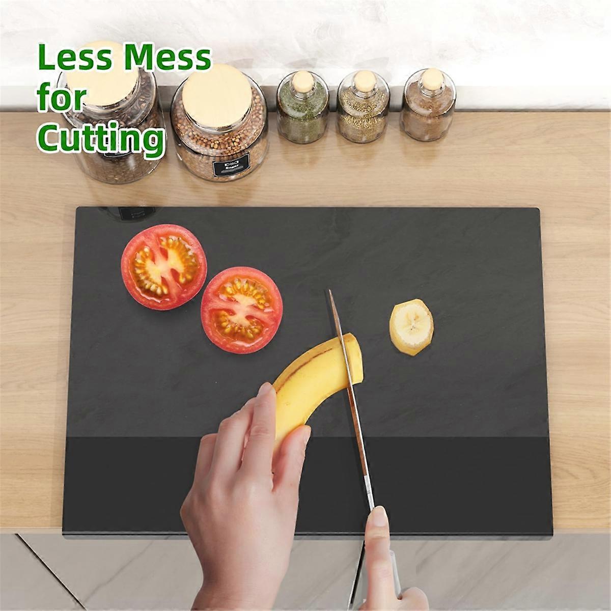 Acrylic Cutting Board with Counter Lip for Home Use