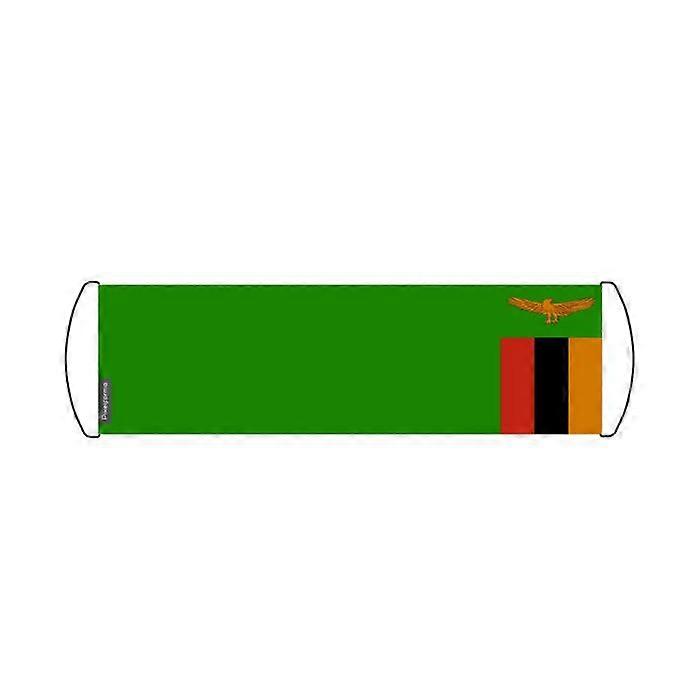 Flag - Multicolored - Zambia - 17 x 50 cm - Waterproof fabric - Lightweight and durable