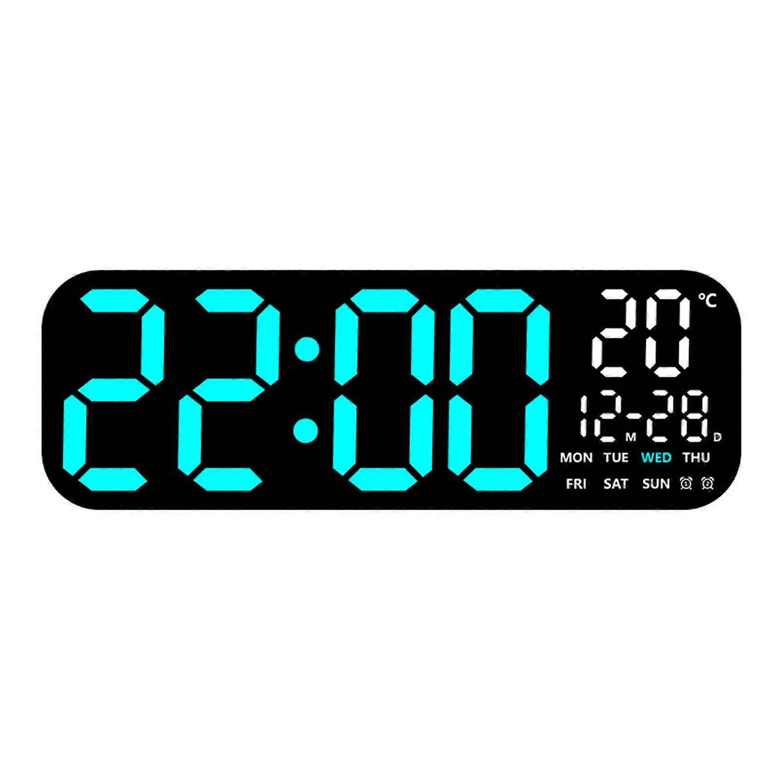 Moderner großer digitaler Wandwecker mit Fernbedienung Count-Up- und Countdown-Timer-LED-Anzeige für das Zeitmanagement
