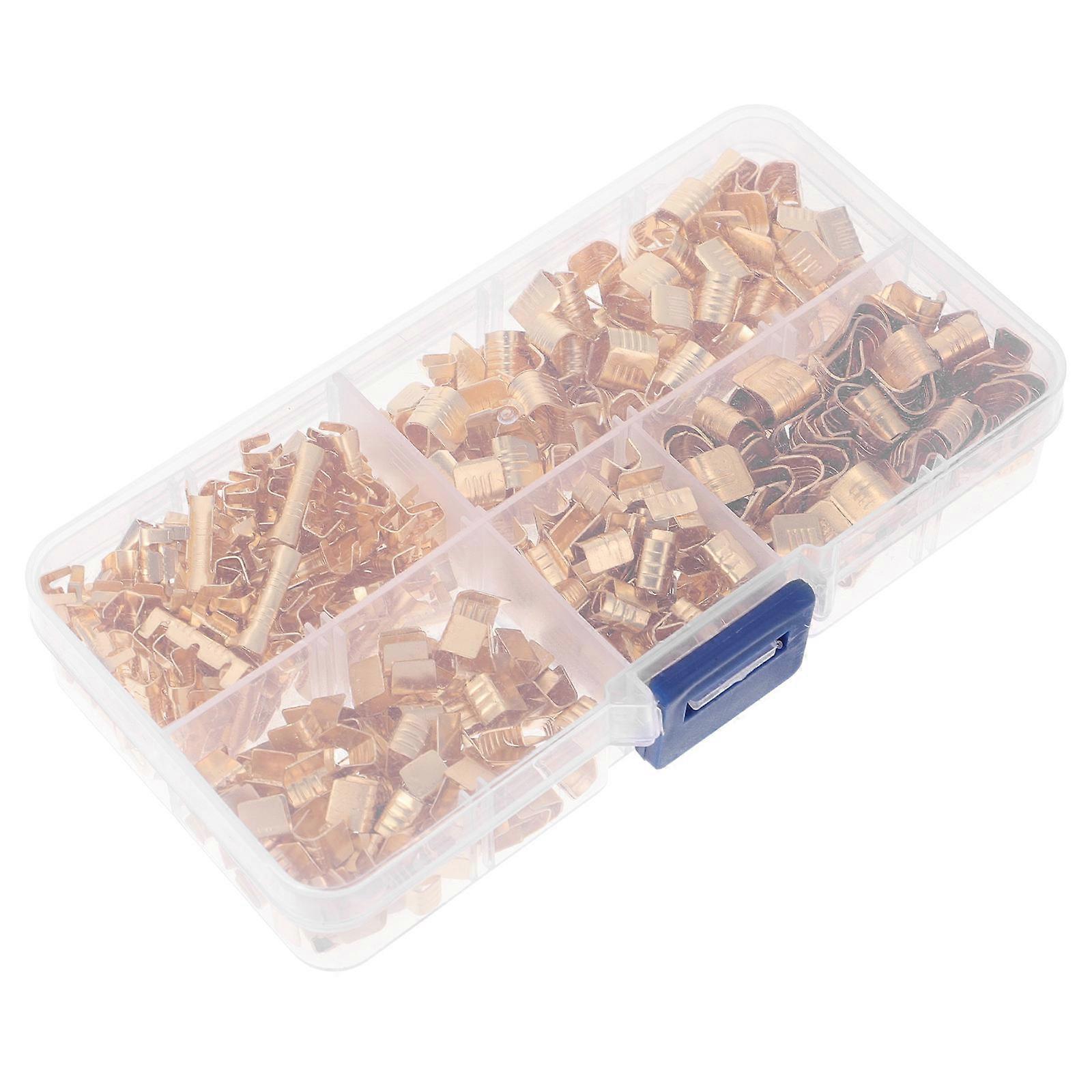 Golden Copper Cable Connectors U Shape Terminals for Connecting Use 500pcs