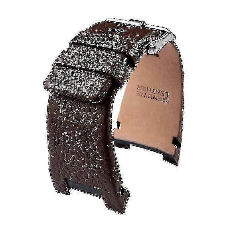 32MM Notched Leather Strap Compatible with Certain Brands Watch Strap