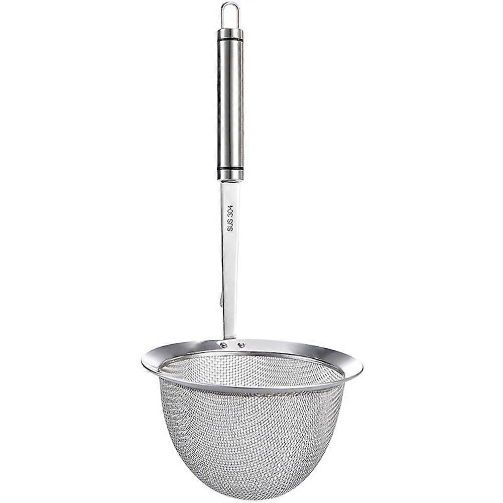 Stainless Steel Noodle Strainer Chinese Mesh Strainer Filtering Ladle For Home Use 1Set