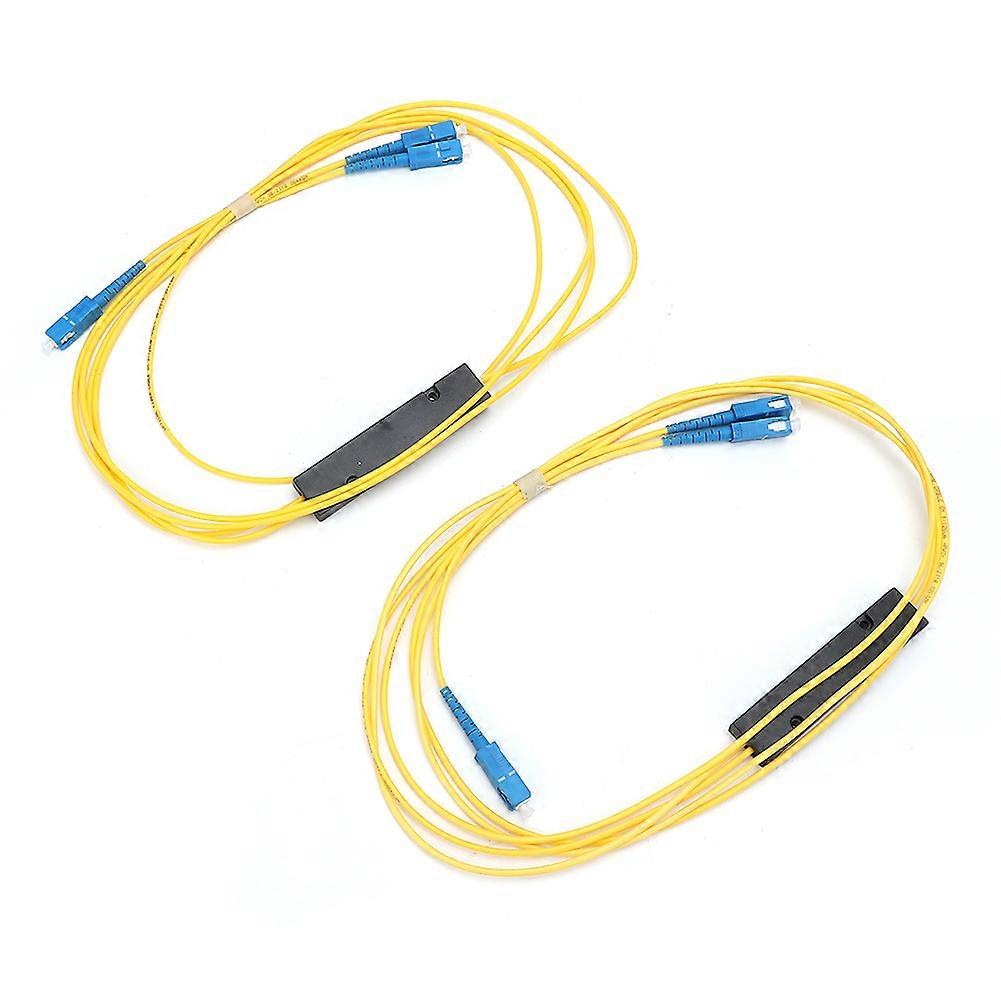 2 Pcs 1x2 Fiber Optic Splitter Insertion Loss 3.8dB.MAX Channel Uniformity 0.6dB.MAX