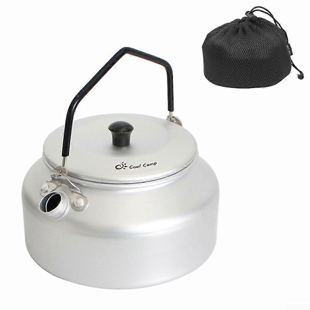 Camping Teapot Aluminium Kettle 0.9L, Practical Design, Outdoor Activities