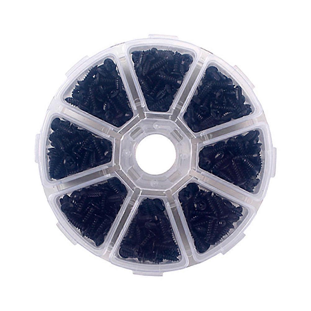 Stål Gitarr Skruvar Svart Gitarr Hållbar Lätt att Installera 400st