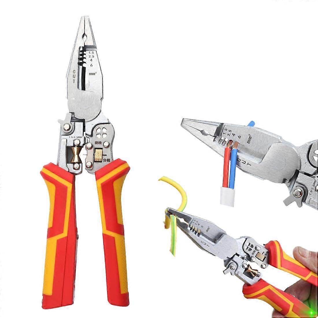 Upgraded 9in1 Wire Stripper with Voltage Tester