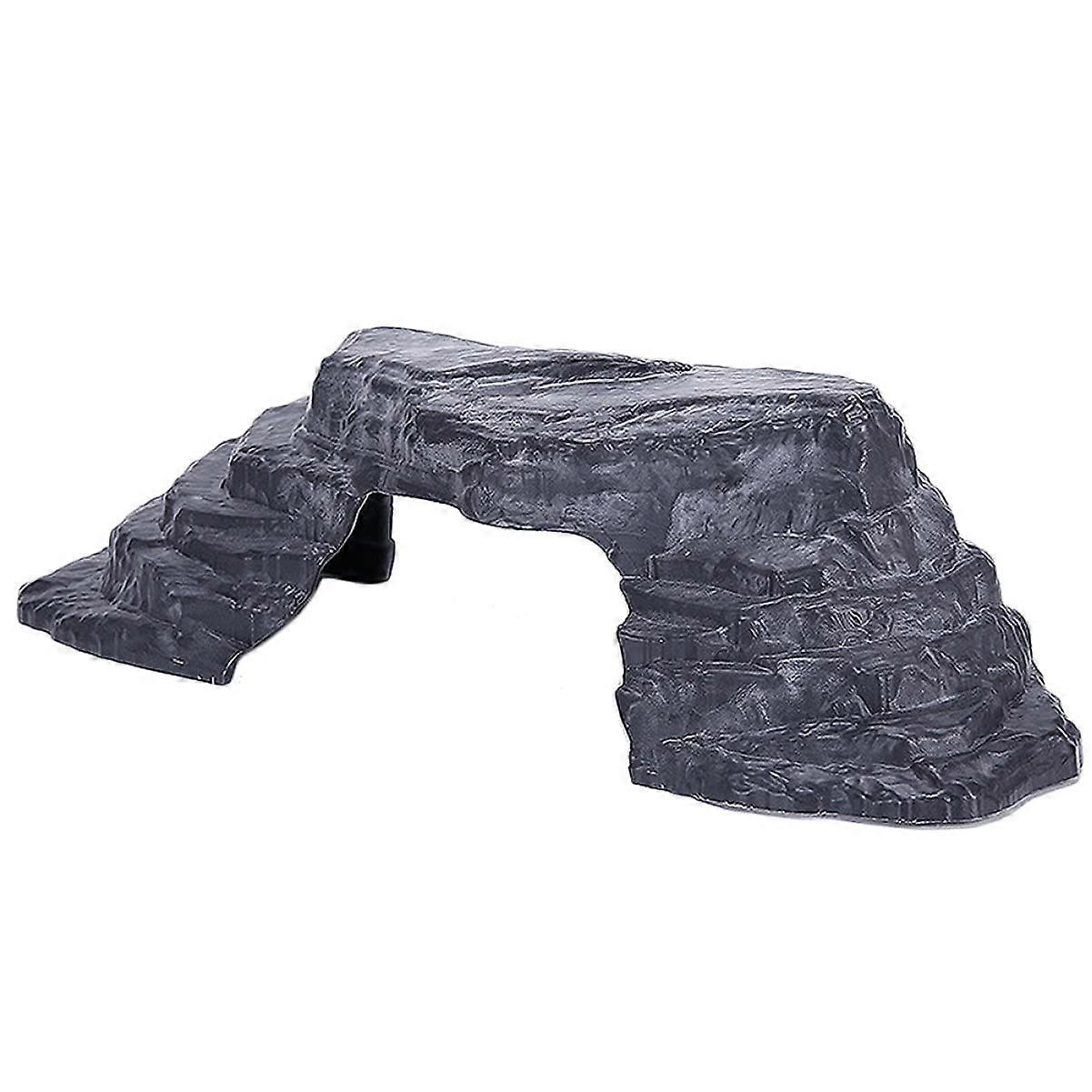 Turtle Hideout Made of Artificial Stone Large Climbing Platform for Terrariums