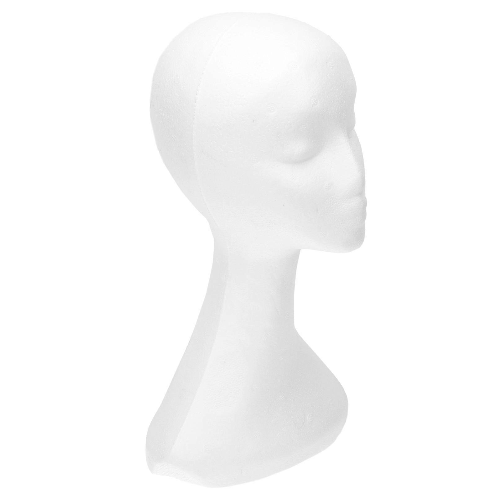 Artistic Foam Wig Mannequin Head Stand for Female Hats & Headwear Display – Secure Styling Tool for Salon, Home & Travel Use