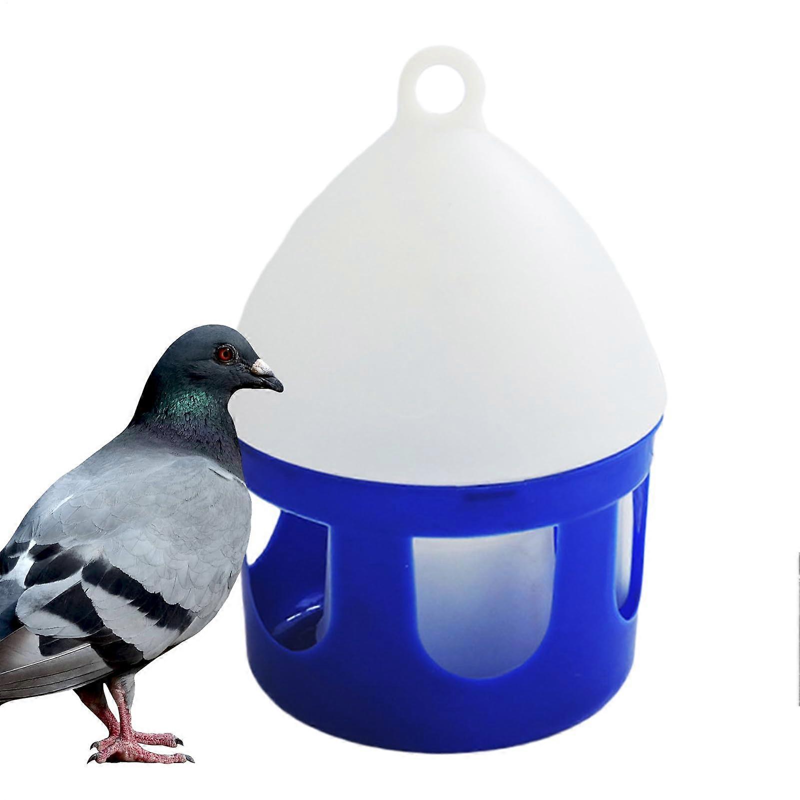 Pigeon feeder  2liter water tank, detachable spillproof bird drinker