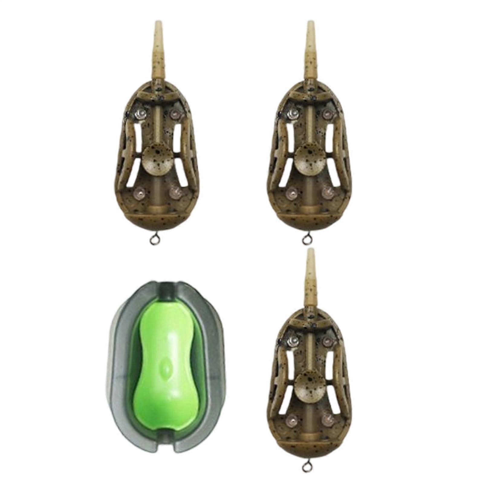 Method Feeders for Carp Fishing | Inline Method Feeder Set 20g 30g 40g | Quick Change System for Saltwater & Freshwater