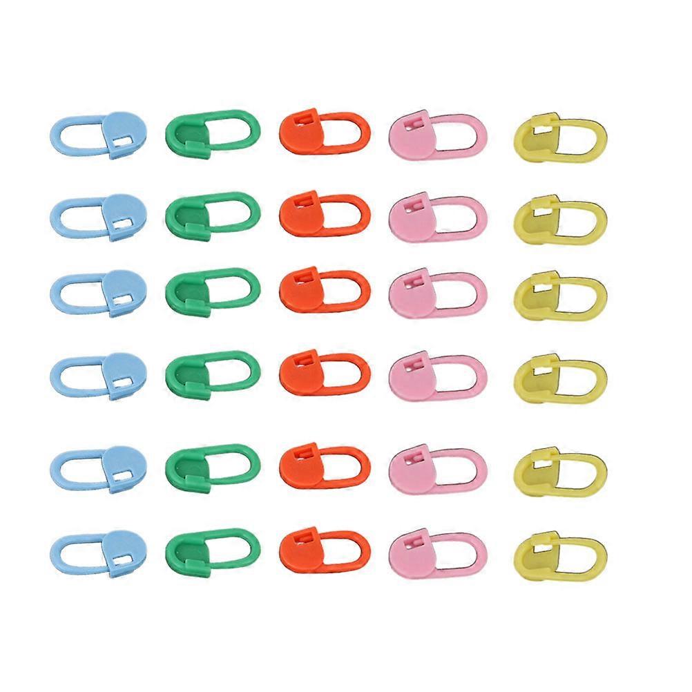 200pcs Durable Crochet Stitch Markers in Assorted Colors for Sweater Knitting Plastic Pin
