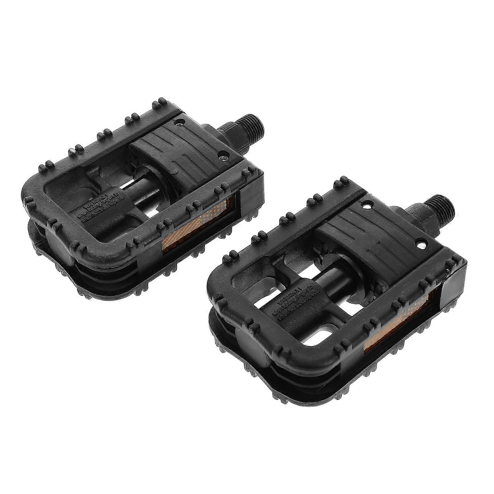 Folding Mountain Bike Pedals, Durable Nylon Non Slip Flat Design with Sealed Bearings for Trail Riding and Easy Storage