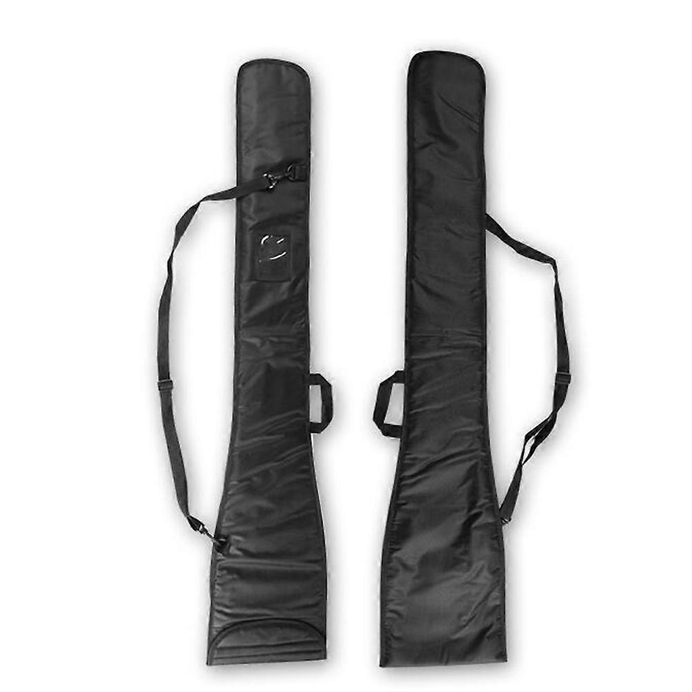Black Oxford Cloth Kayak Paddler Bag with Adjustable Strap and Padded Protection for Convenient Portability 28.5 inches