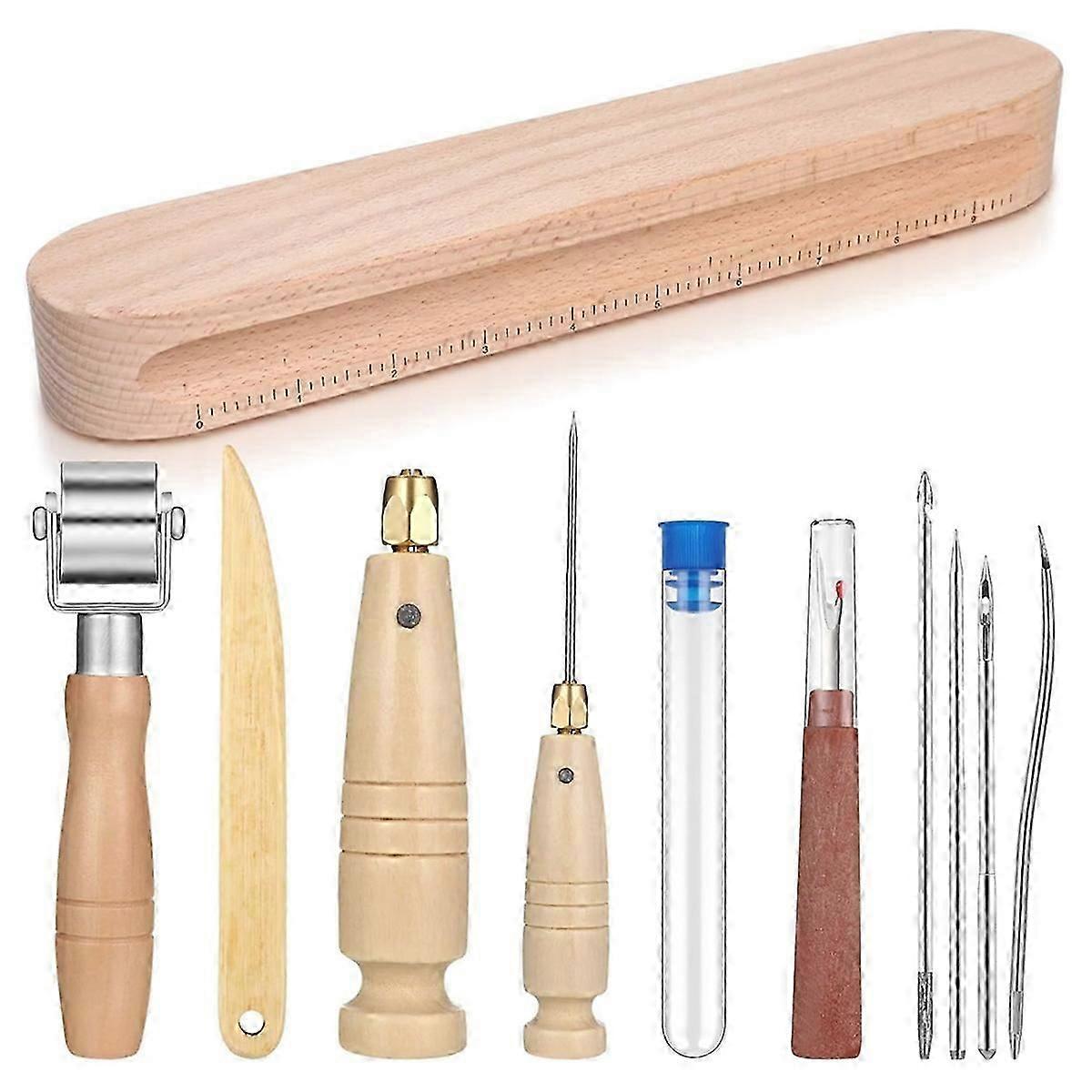 ClapperSewing Tool Set Tailor ClapperSeam Roller StilettoSeam Rippers for Flattening Fabrics and Poi