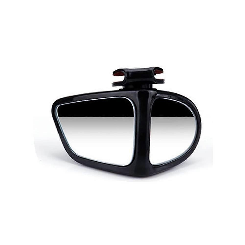 360 Grad HD Auto Blind Spot Mirror Adjustable Rotatable Two-Sided View Exterior Automotive Parking Mirror Left Black