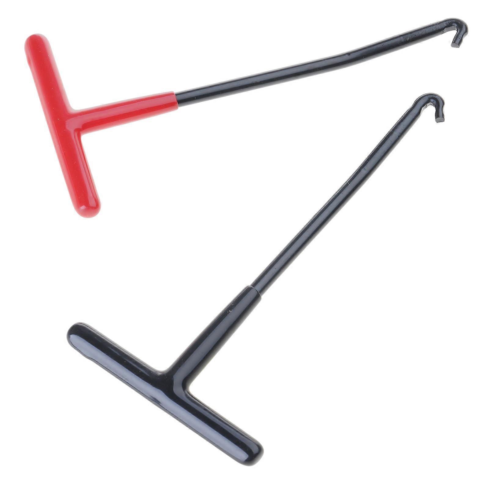 2 x Motorcycle Brake Spring Tool Set, T-Handle Design for Quick Exhaust Spring Removal, Compatible with Various Models