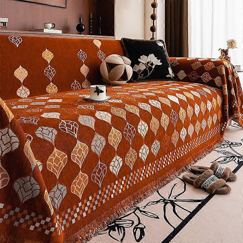 Chenille sofa towel, full sofa cover, fabric blanket, prevents cats from scratching