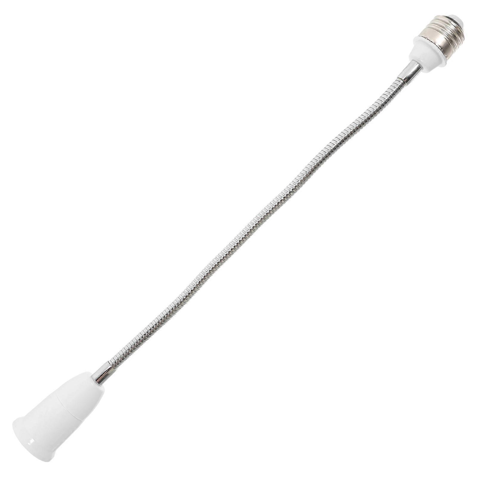 Bulb Adapter E27 To E27 Converter Ideal For Outdoor Use Height Adjustment Plastic And Metal 1Set