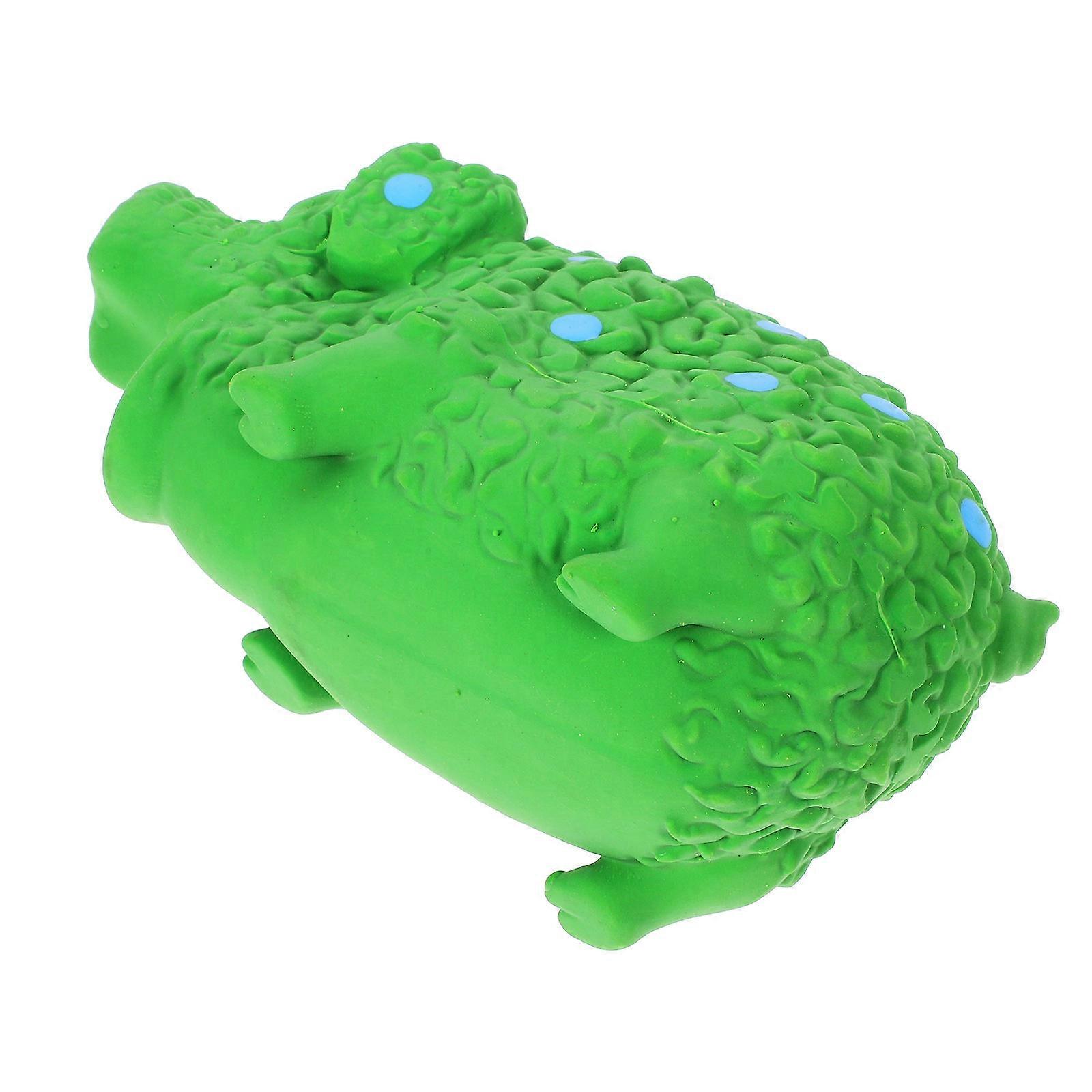 Hemoton Dog Chewing Toy for Small Puppy Squeaking Teething Plaything Pet Pig Shape Biting Toy