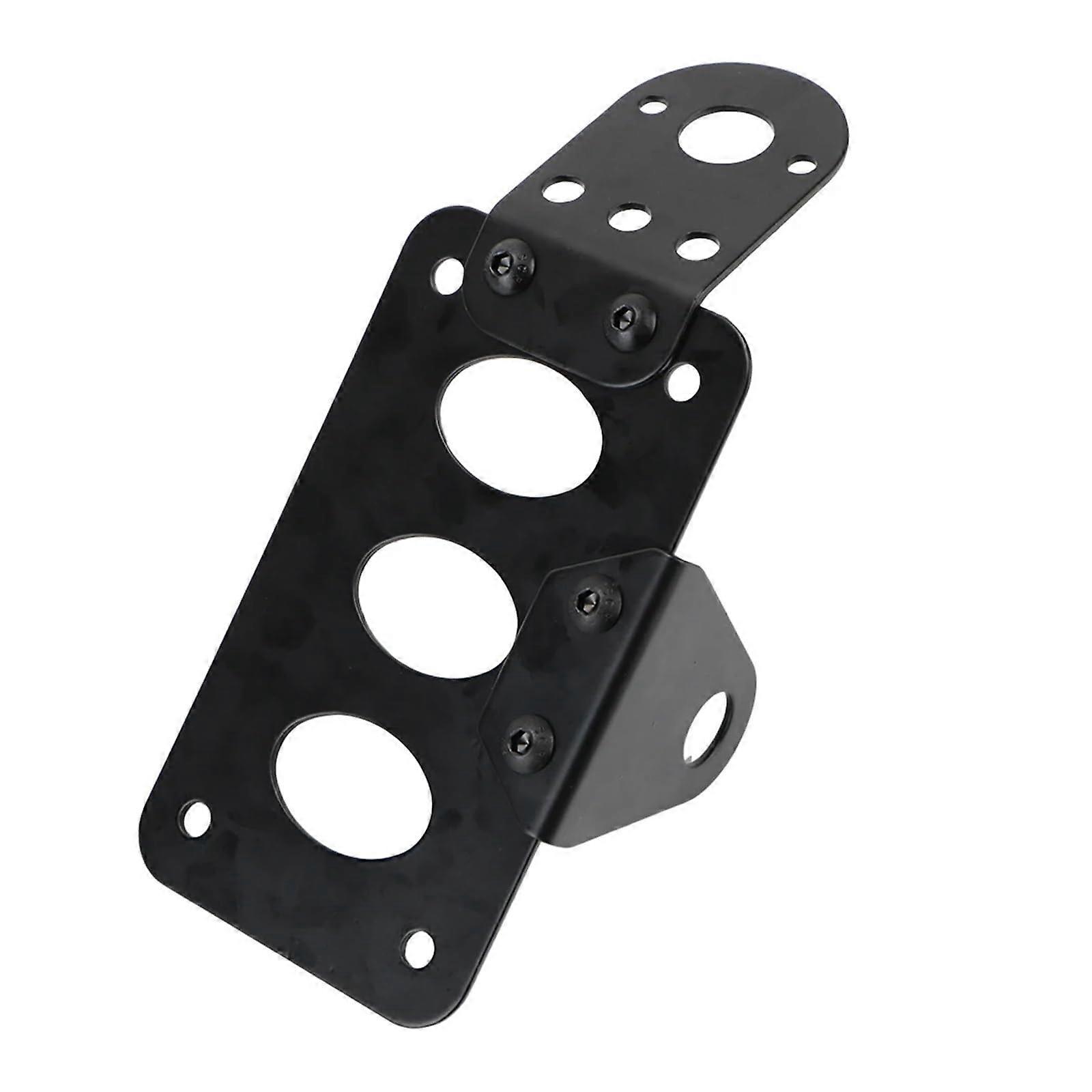 Tail Light Side Mount Bracket, Rear Brake Light, License Plate Holder, Universal Bracket