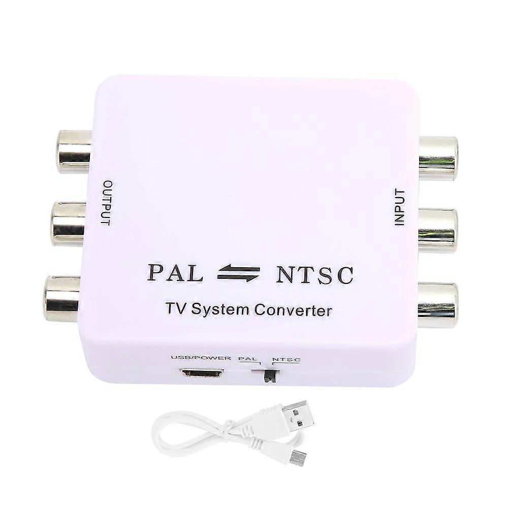 Mini PAL NTSC Mutual Conversion Adapter for DVD Players, Recorders and TV Systems