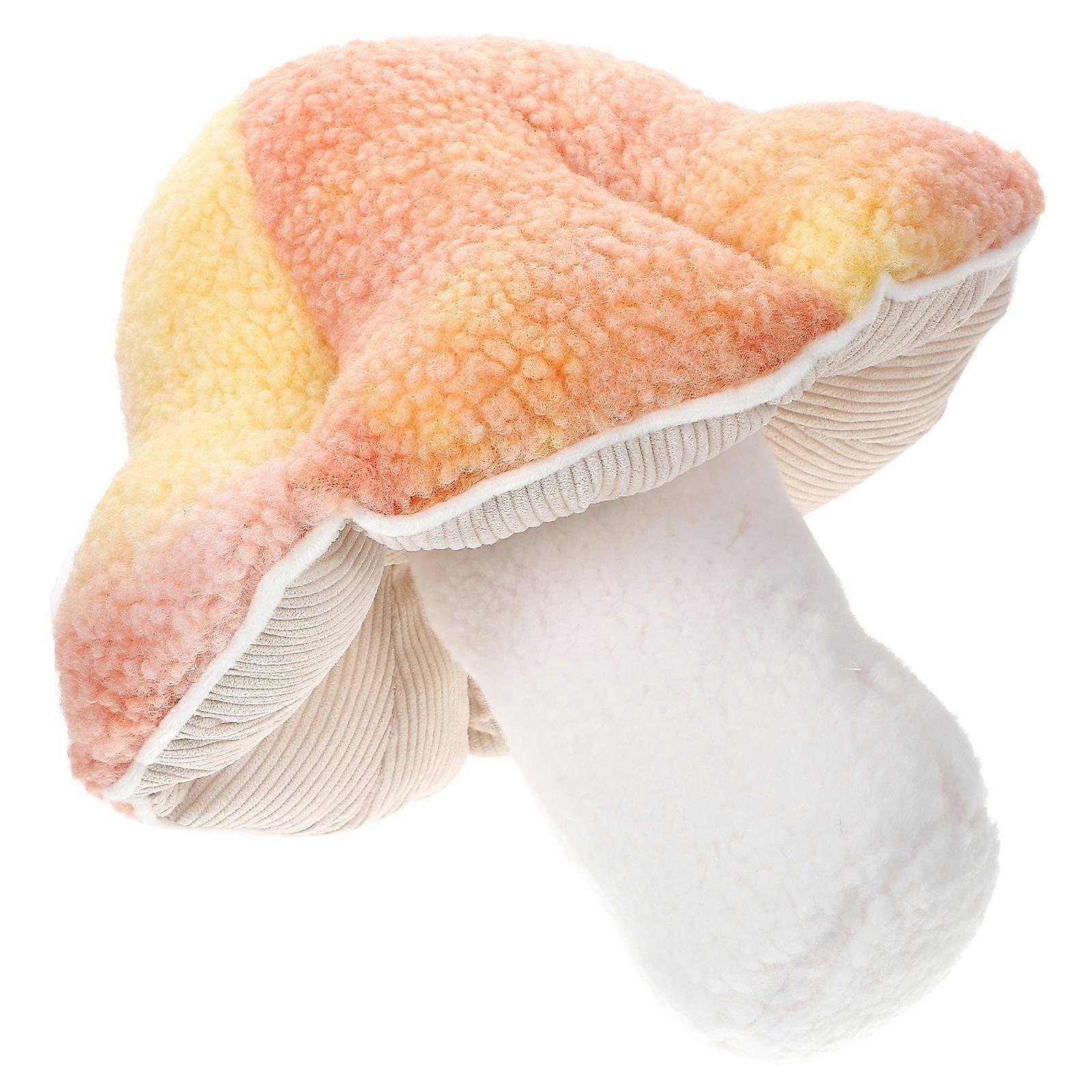 Mushroom Reading Pillow Soft Plush Mushroom Doll Bedroom Companion Toy 1Pack