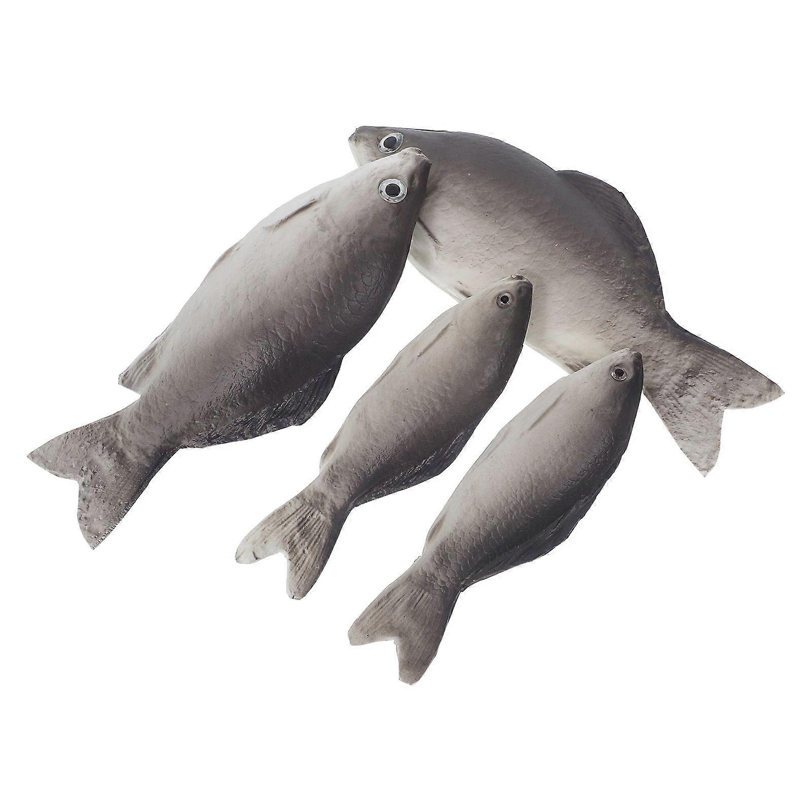 Here's a polished and professional product description for your **4pcs Realistic Fake Fish Props Set**:

 

**4PCS Realistic Fake Fish Props Set –