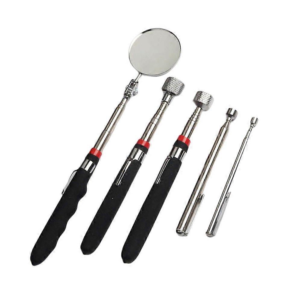 The **5pcs Telescopic Inspection Mirror Car Inspection Tool With Non Slip Handle** is a versatile and practical set designed for both professional