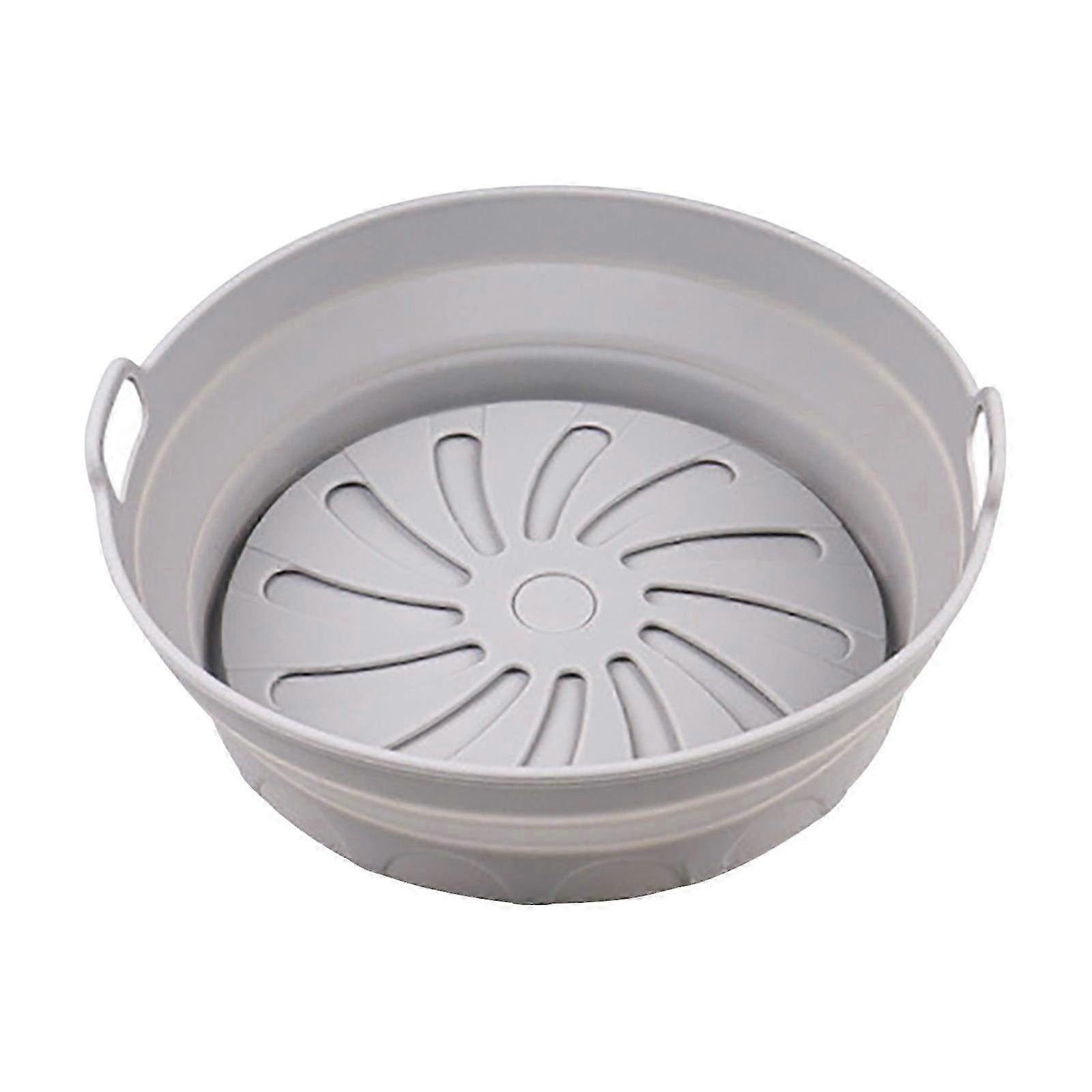 Reusable Round Fryer Pot Liners & Basket Accessories - 8.2 Inch Parchment Liner Replacement for Grease-Free Cooking