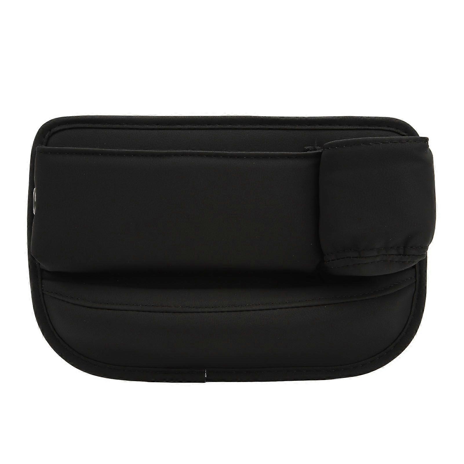 multifunctional pu leather car seat organizer for front console