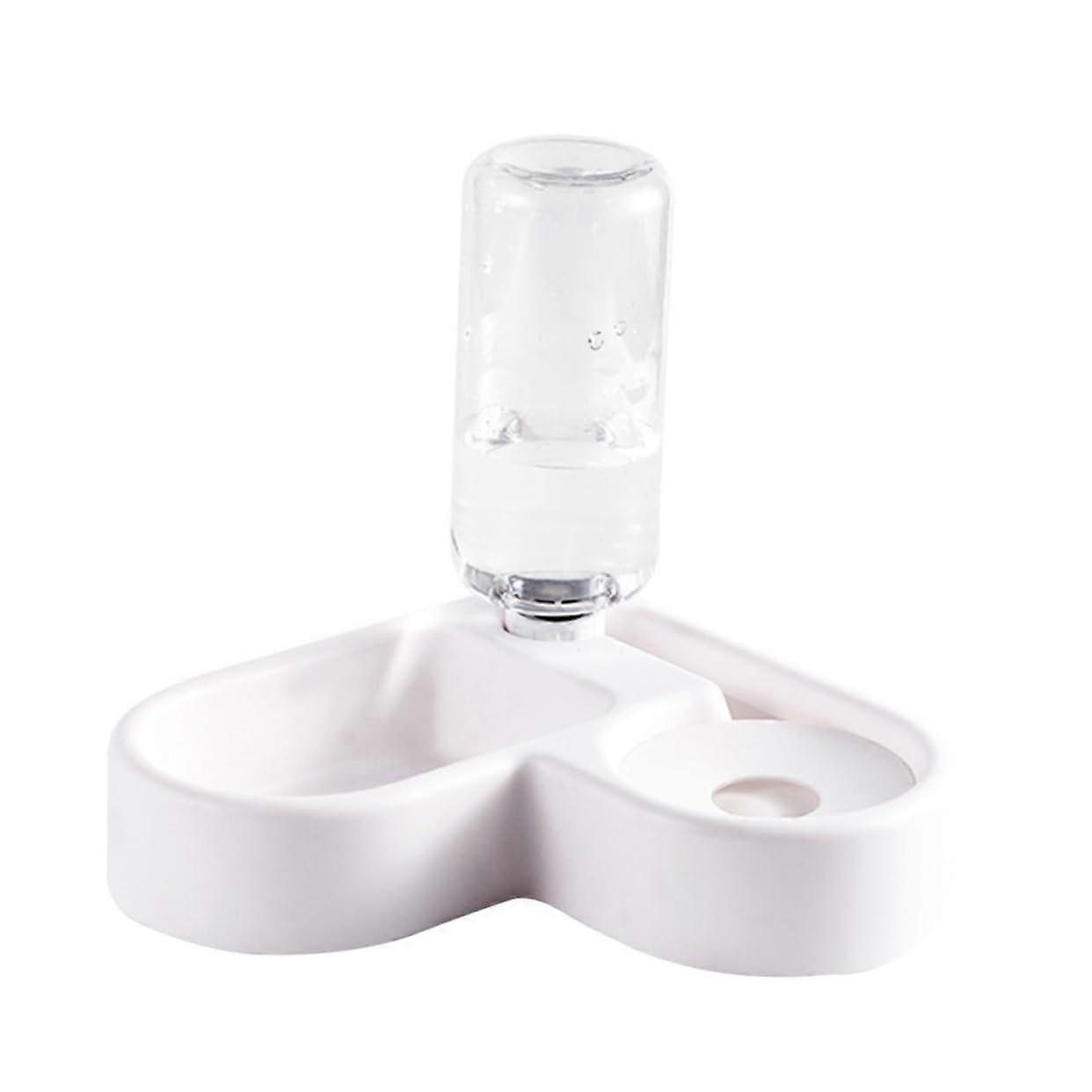 Automatic Pet Water Dispenser for Cats and Dogs, Unique Design, Non-Slip Base, White, Suitable for Home Decor