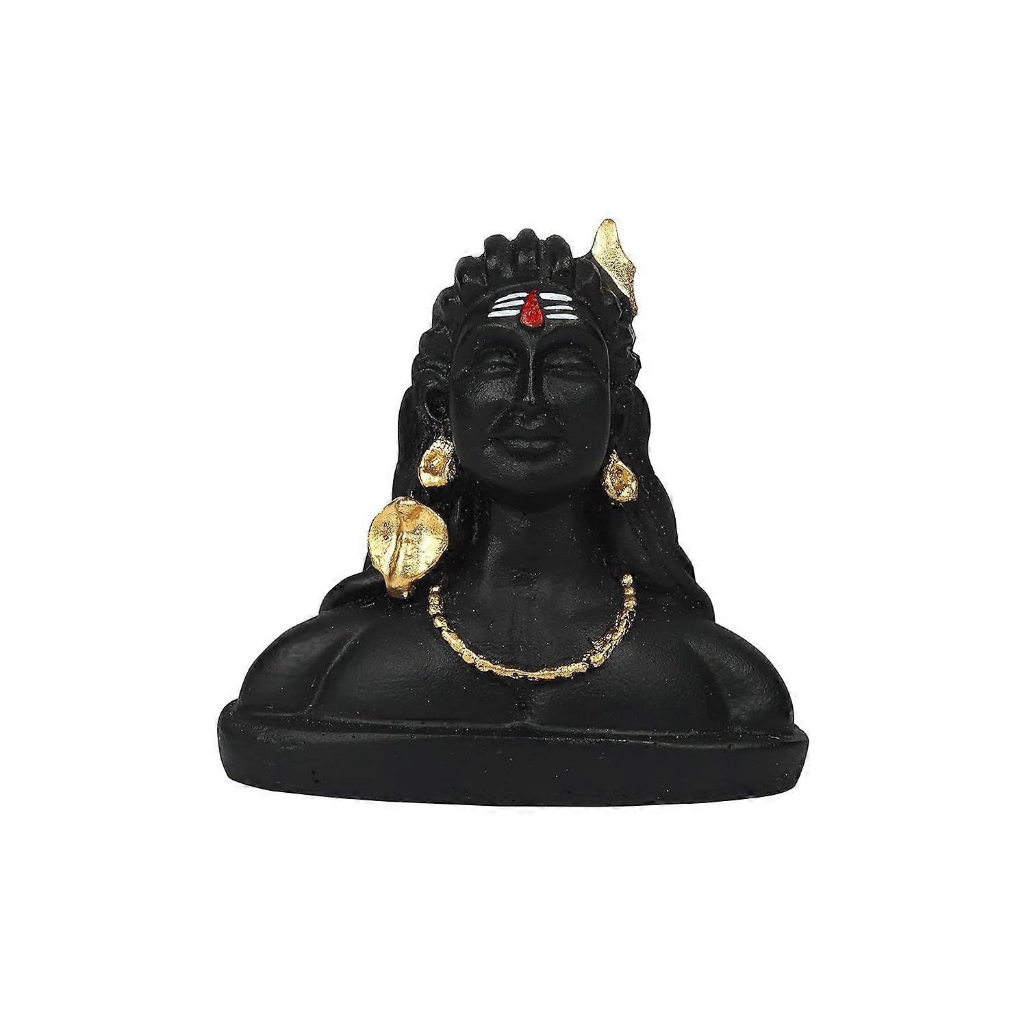 Adiyogi Shiva Lord Statue | Mahadev Murti for Car Dashboard Meditation Area, Pooja Room, Home Decor, Temple, Gifting, Home and Office | Samll Size