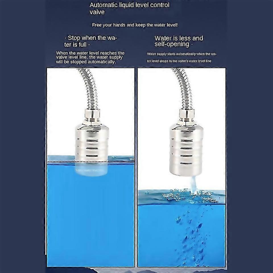 For 2pcs Water Level Control Float Valve For Water Tank 12inch Side