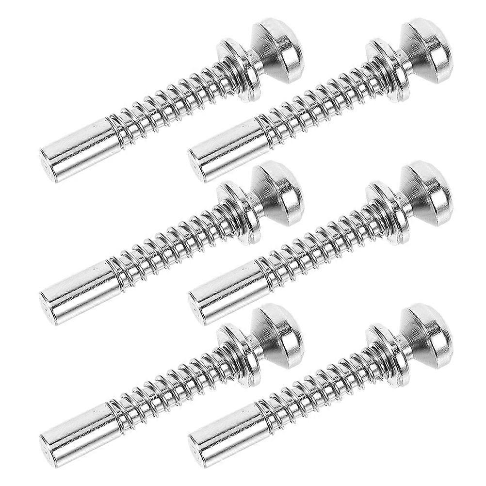 6pcs Spring Loaded Crib Latch Replacement Bed Fastening Fittings for Cribs, Cage Doors, and Window Screen Repair – Easy Installation